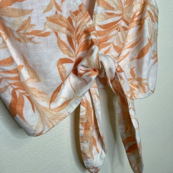 Abercrombie & Fitch Orange Floral Tank Top - Picture 7 of 8